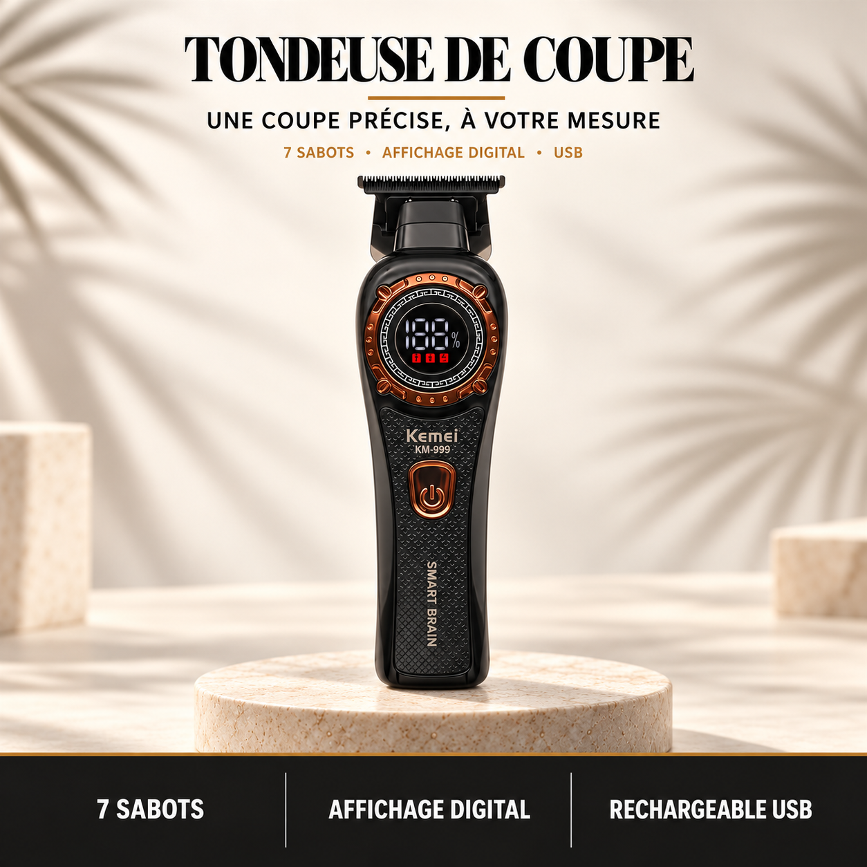 Tondeuse Kemei KM-999